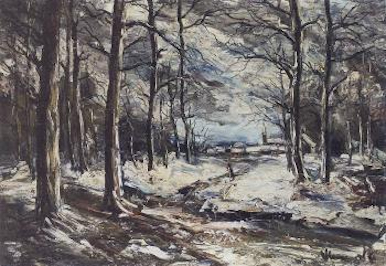 Paysage de neige by Maurice de Vlaminck