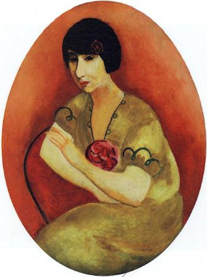 Portrait de Mme Andre Salmon by Moïse Kisling