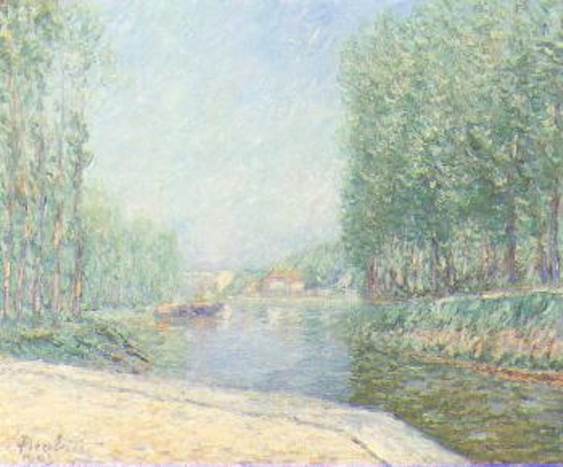Au bord de l'Yonne, effet d'automne by Francis Picabia