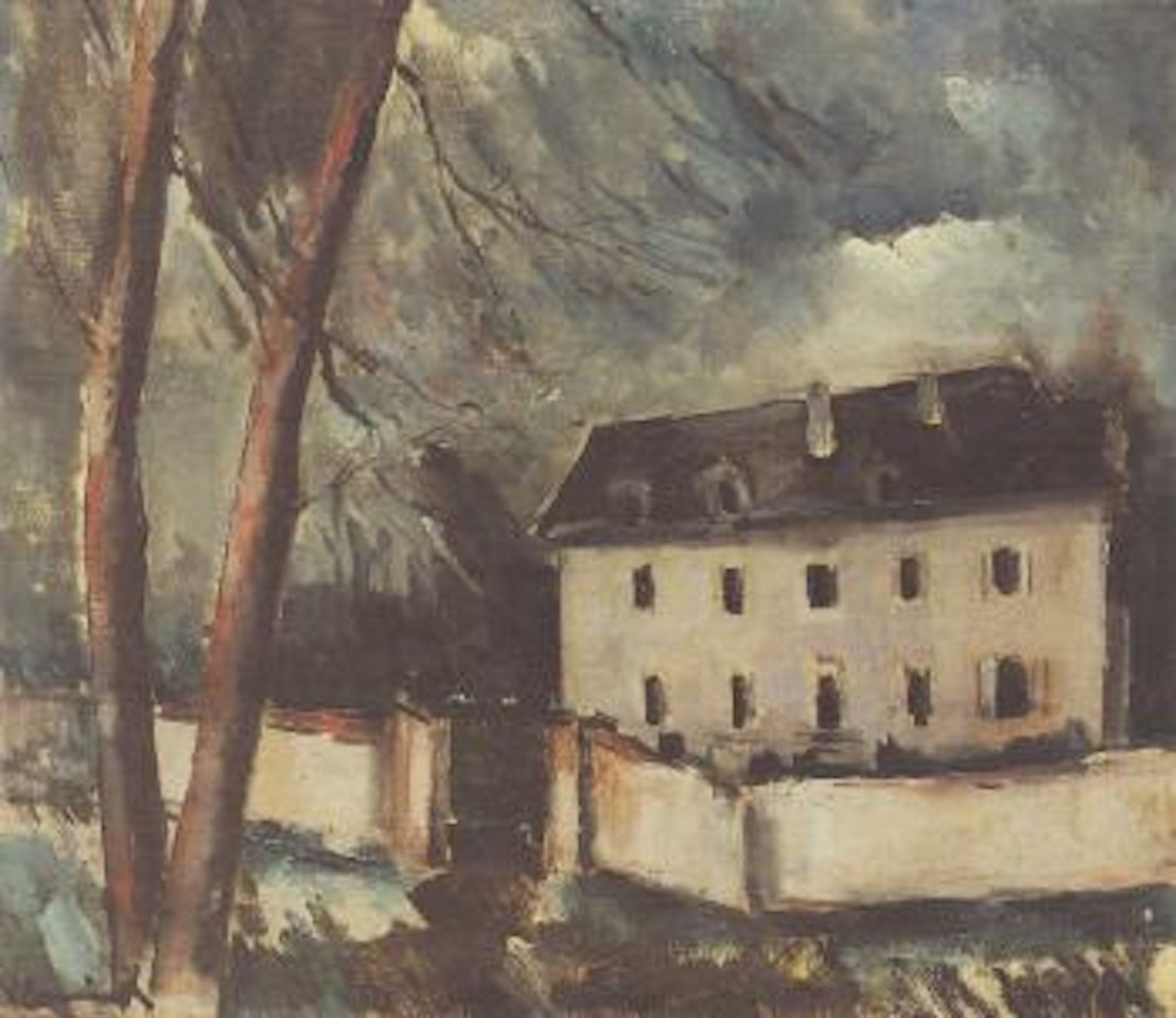 Paysage a la maison grise by Maurice de Vlaminck