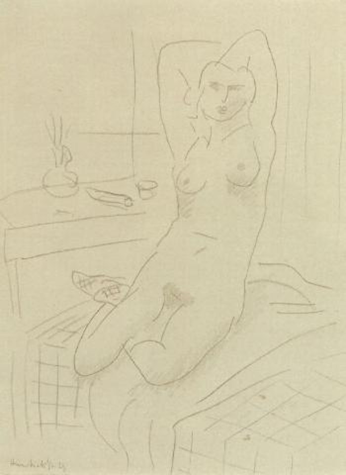 Nu dans un interieur, Nice by Henri Matisse