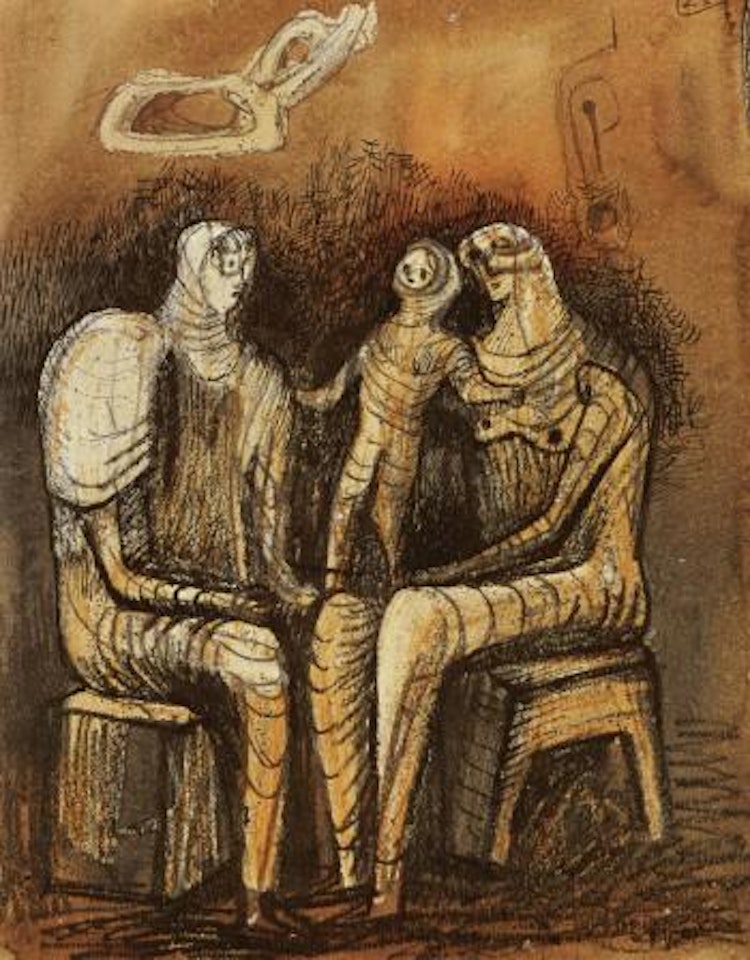 Family group by Henry Moore