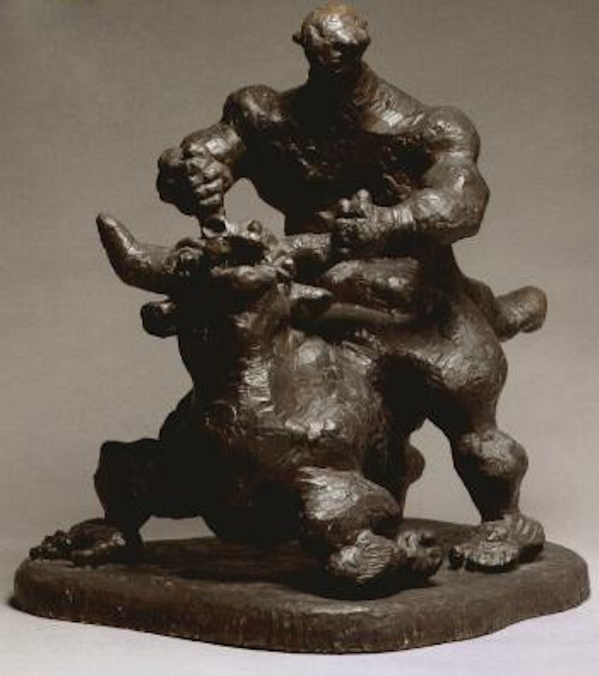 Thesseus and the minotaur by Jacques Lipchitz