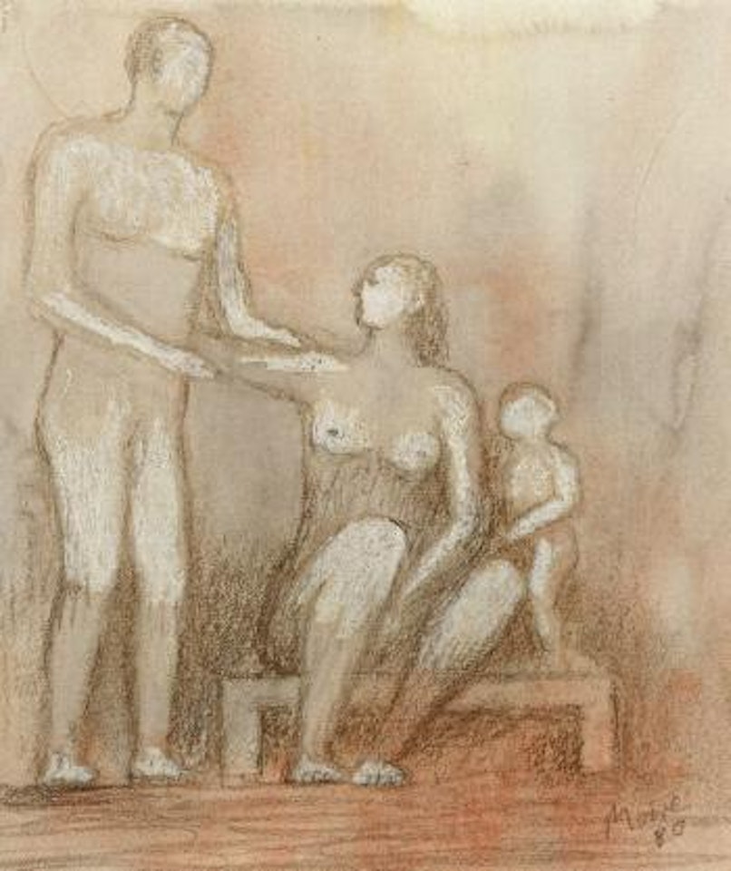 Family group by Henry Moore