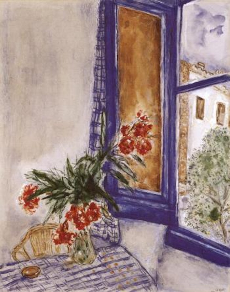 La fenetre bleue by Marc Chagall