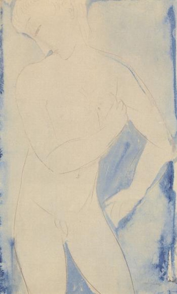 Jeune garcon nu by Amedeo Modigliani