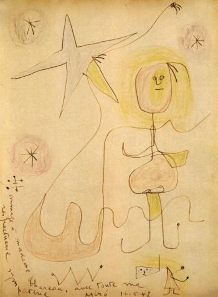Hommage a Madame Chareau by Joan Miró