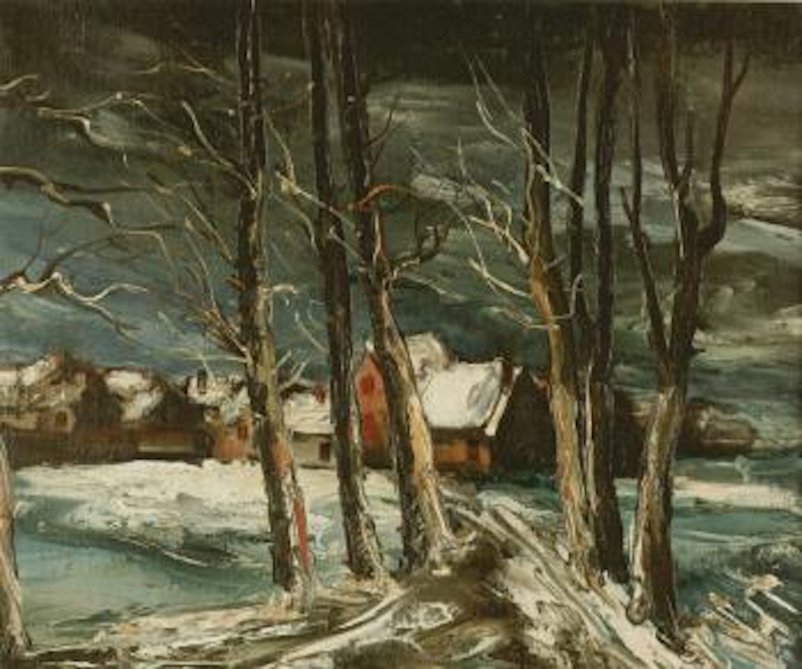 Paysage en hiver by Maurice de Vlaminck