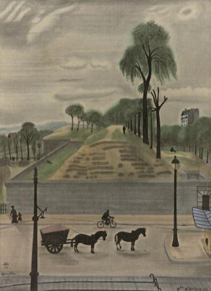 Porte d'Orleans by Leonard Tsuguharu Foujita