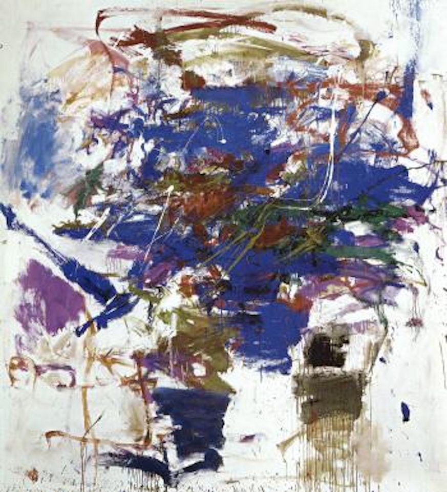 Gentian violet by Joan Mitchell