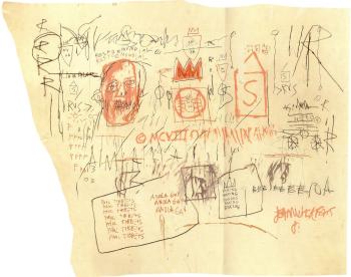 Gringo pilot by Jean-Michel Basquiat