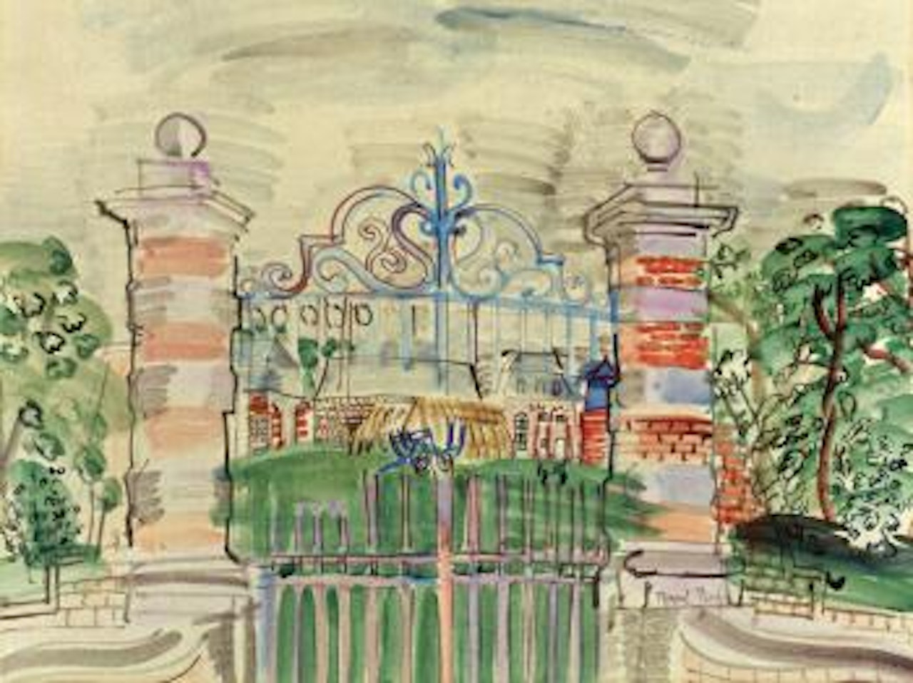 La ferme Louis XIII by Raoul Dufy