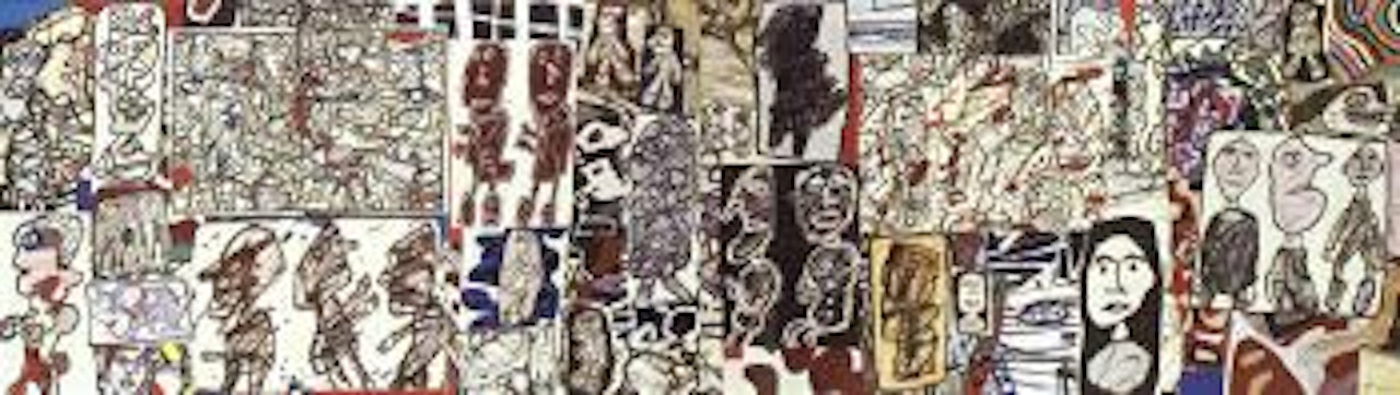 Le tissu social by Jean Dubuffet