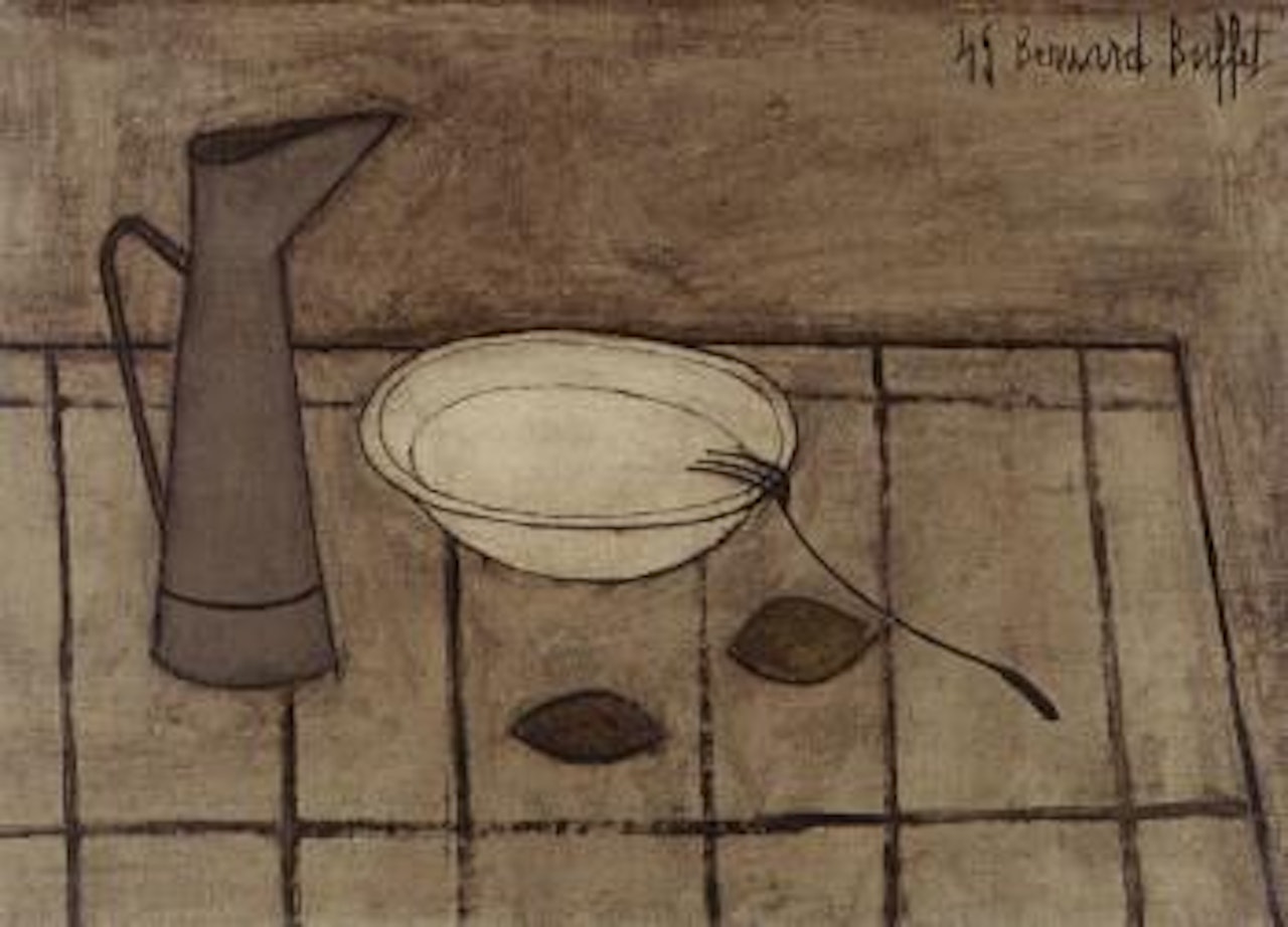 Nature morte au broc by Bernard Buffet