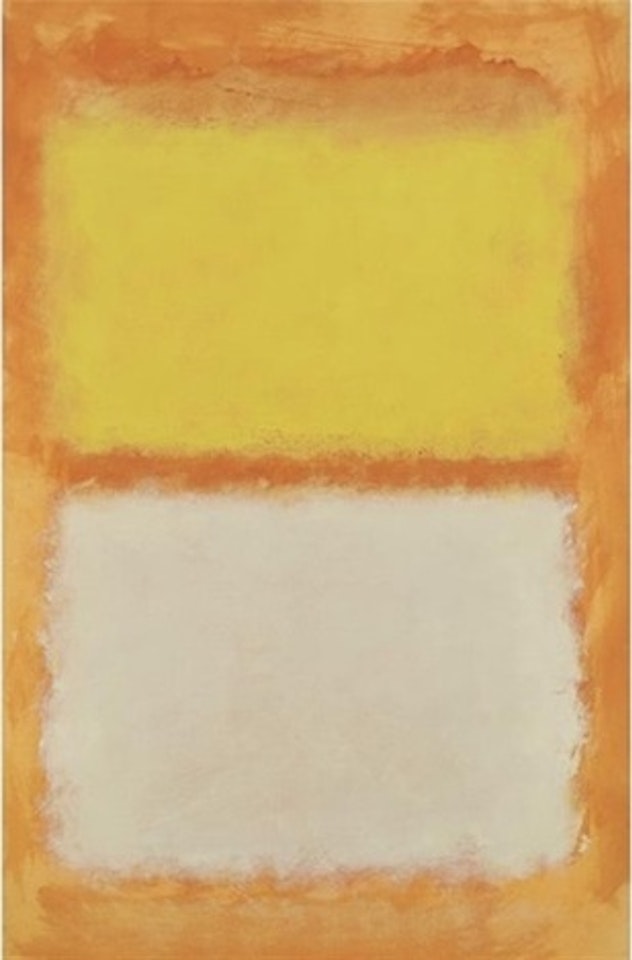 White, orange and yellow by Mark Rothko