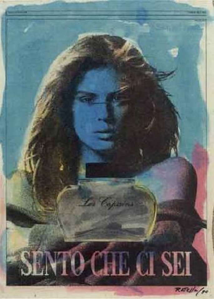 I feel that you are there by Mimmo Rotella