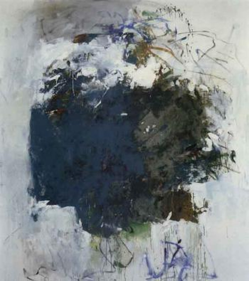 Cerulean blue tree by Joan Mitchell