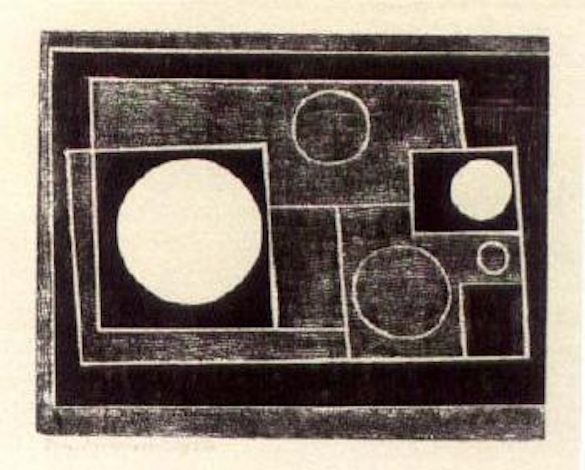5 circles by Ben Nicholson, O.M.