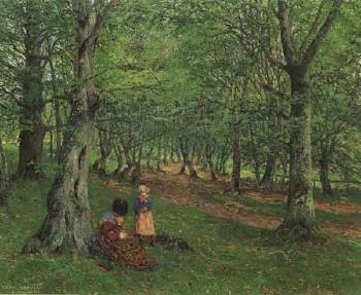 Birch wood by Theodor von Hörmann