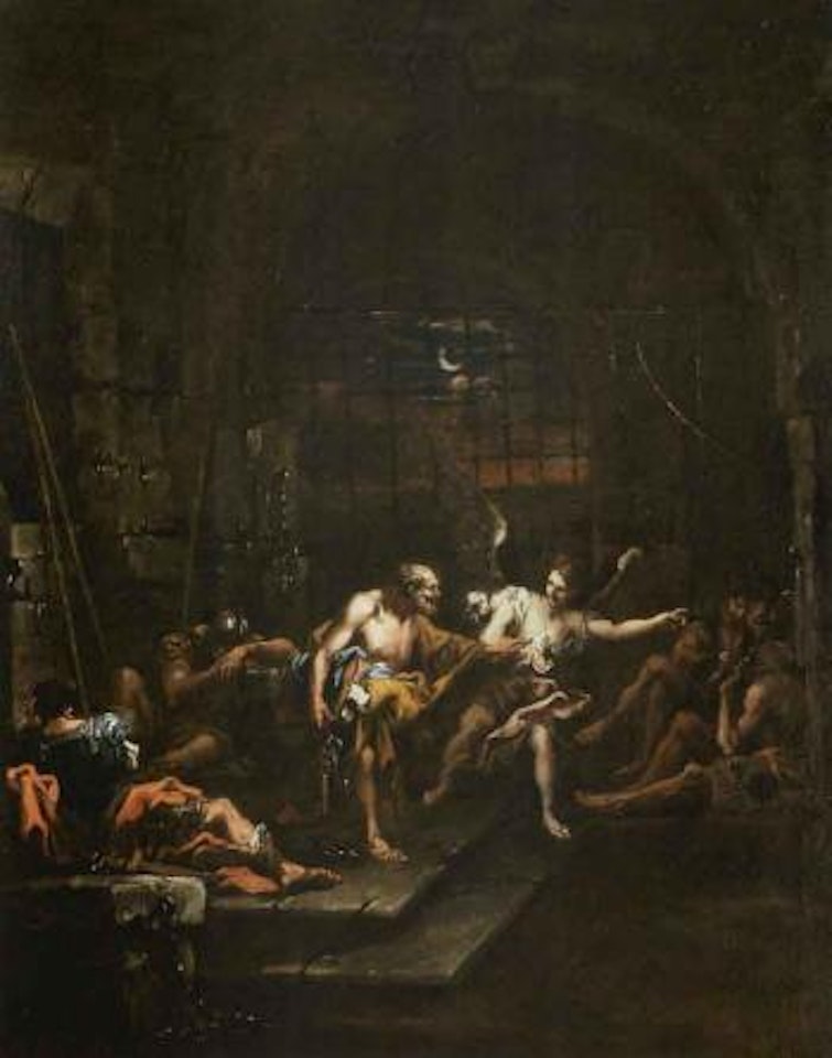 Liberation of St Peter by Alessandro Magnasco