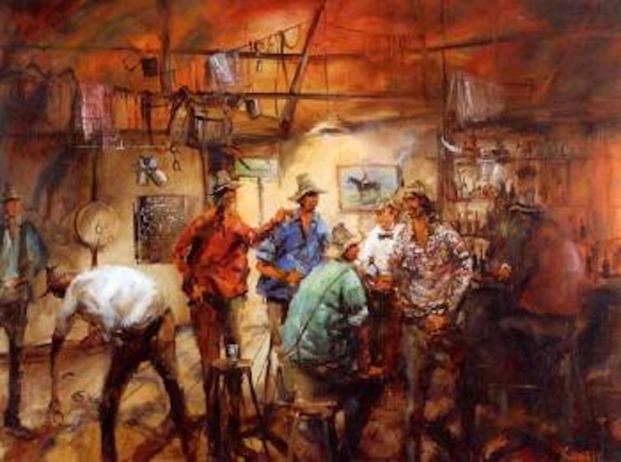 Clara Creek hotel, North of Morven by Hugh Sawrey