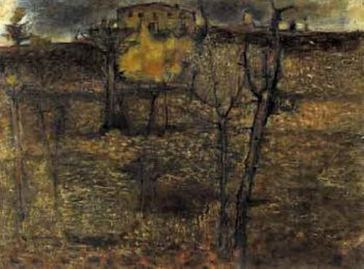 Paysage en automne by Paul Rebeyrolle