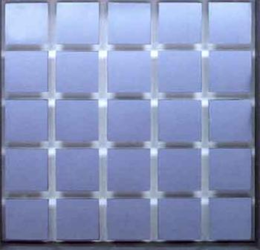 25 quadratische spiegel by Adolf Luther