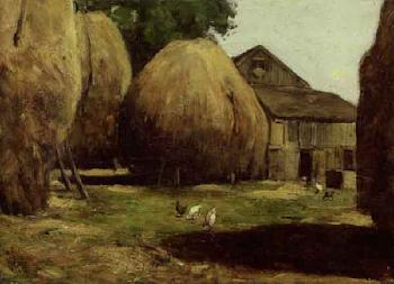 Haystacks by Childe Hassam