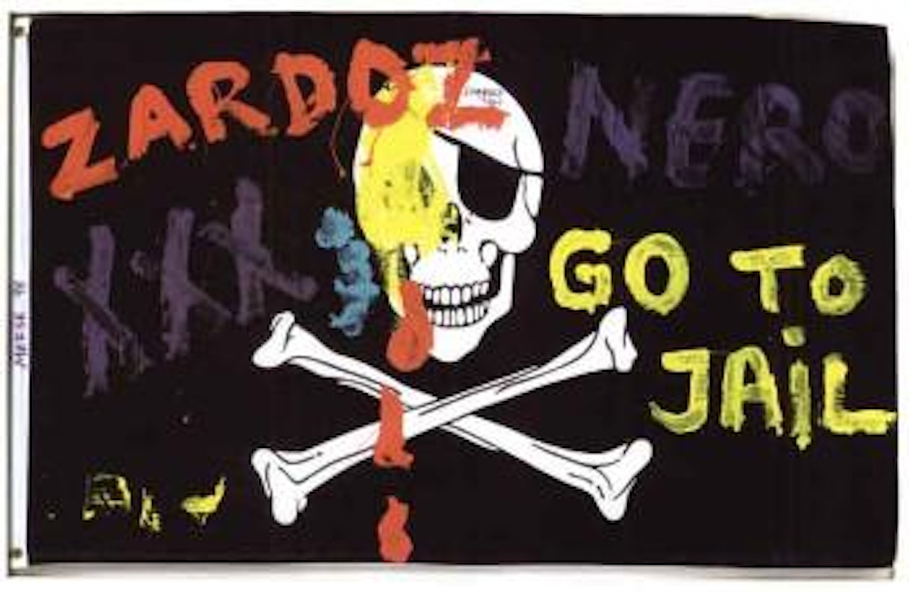 Piratenflagge by Jonathan Meese