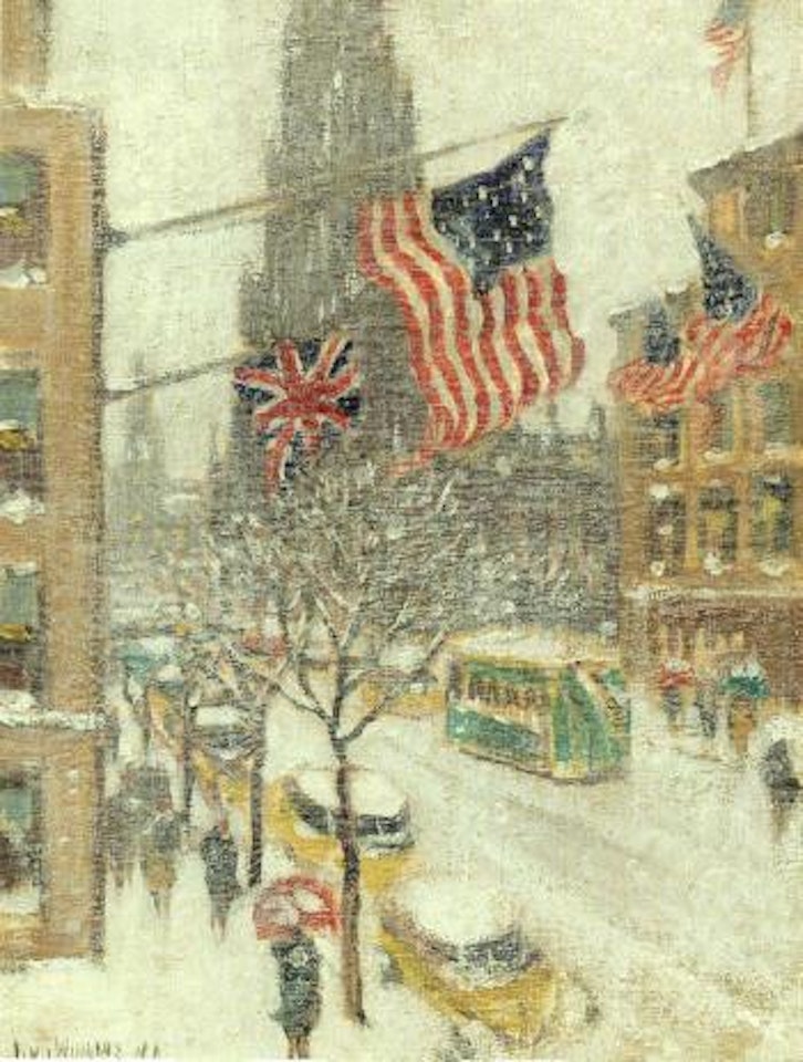 Saint Patrick's in winter by Guy Carleton Wiggins