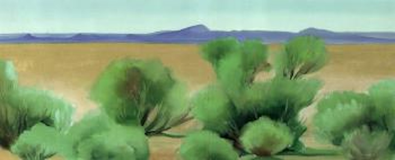 Taos, New Mexico by Georgia O'Keeffe