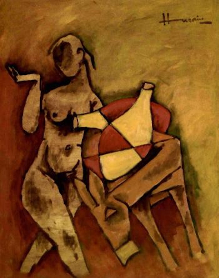 Paris suite by M.F. Husain
