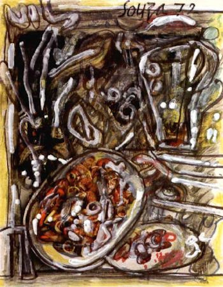 Still life by Francis Newton Souza