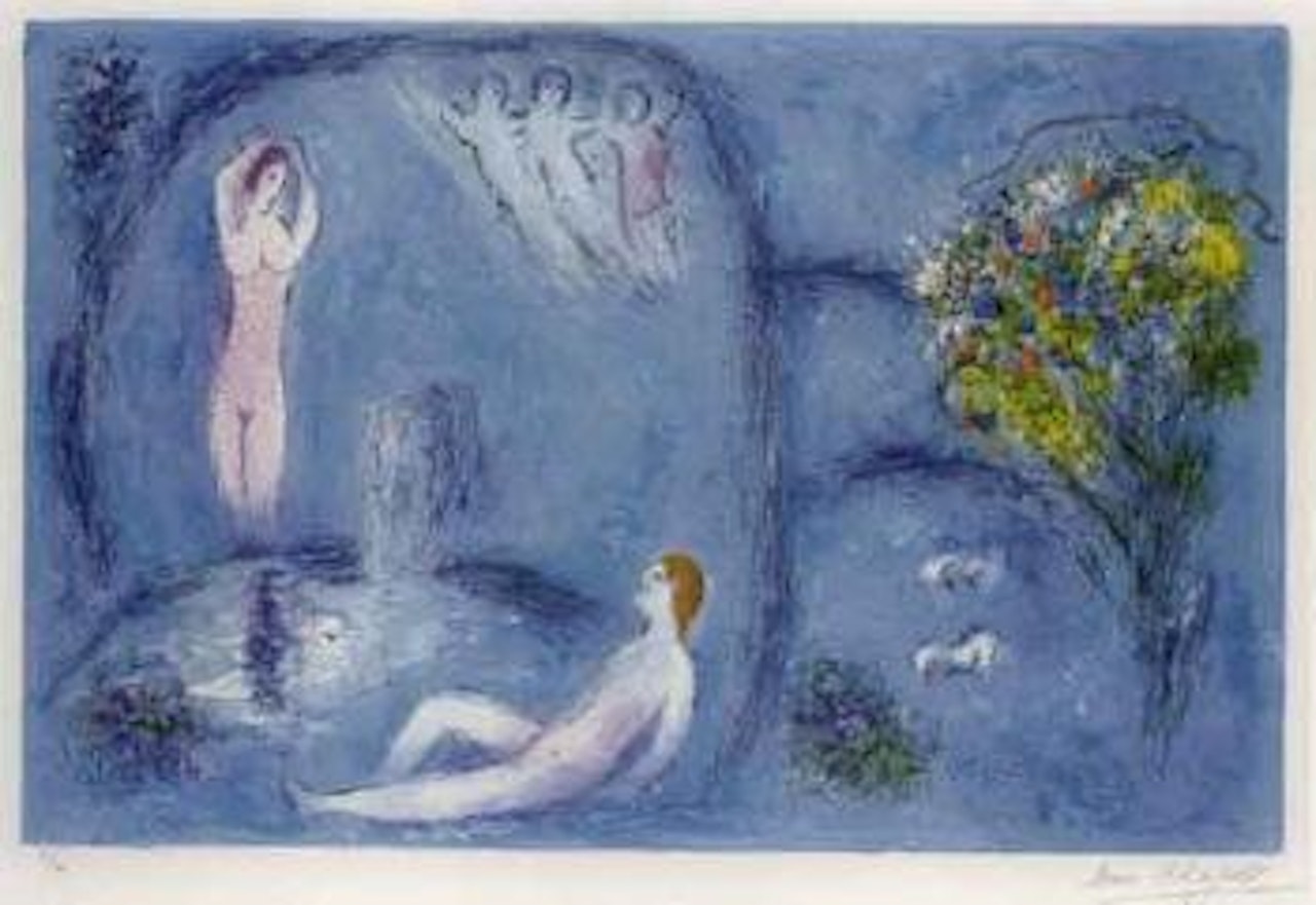 Nymph's cave by Marc Chagall