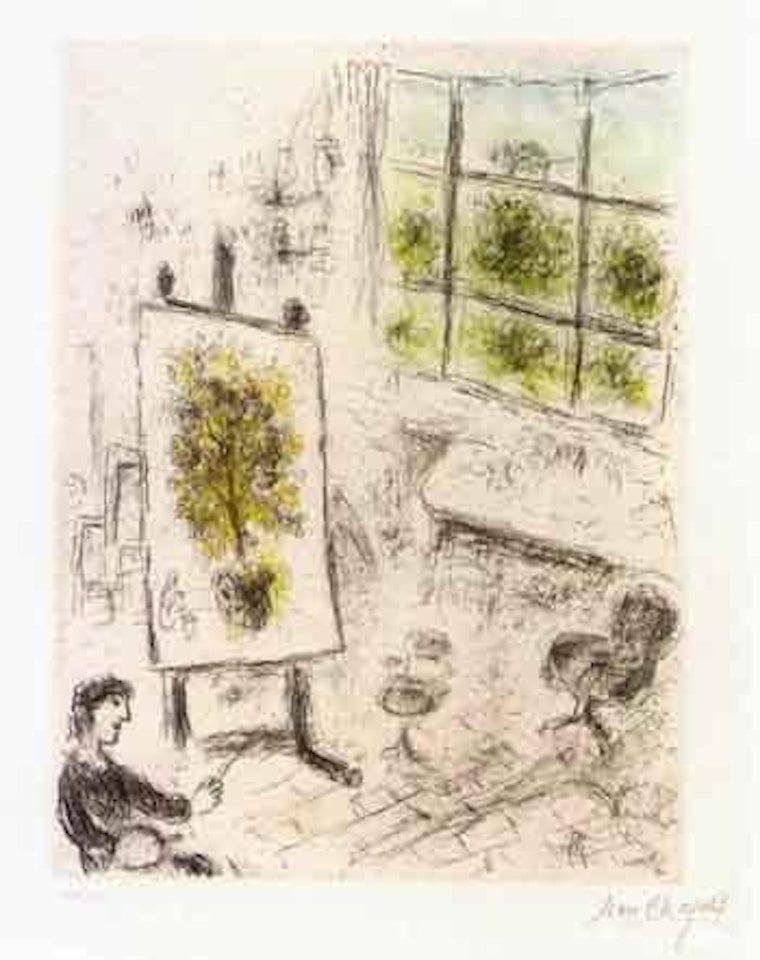 Louis Aragon, celui qui dit les choses sans rien dire by Marc Chagall