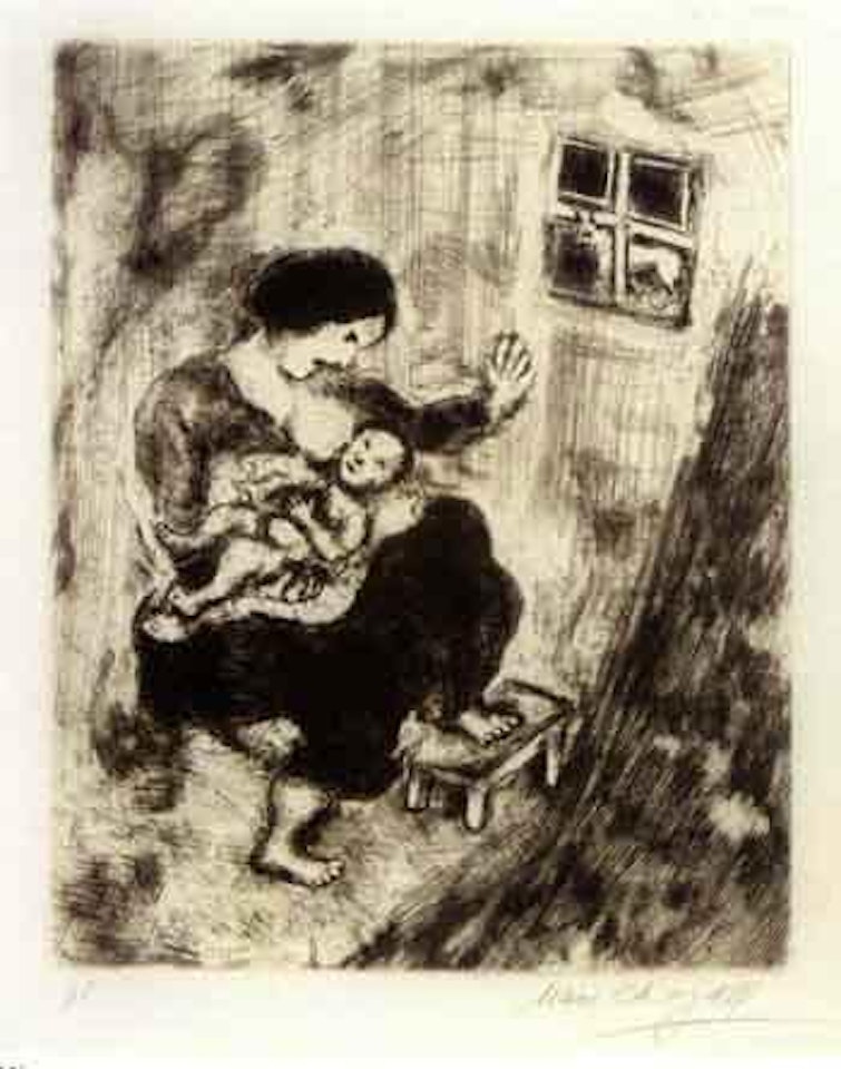 La fontaine fables by Marc Chagall