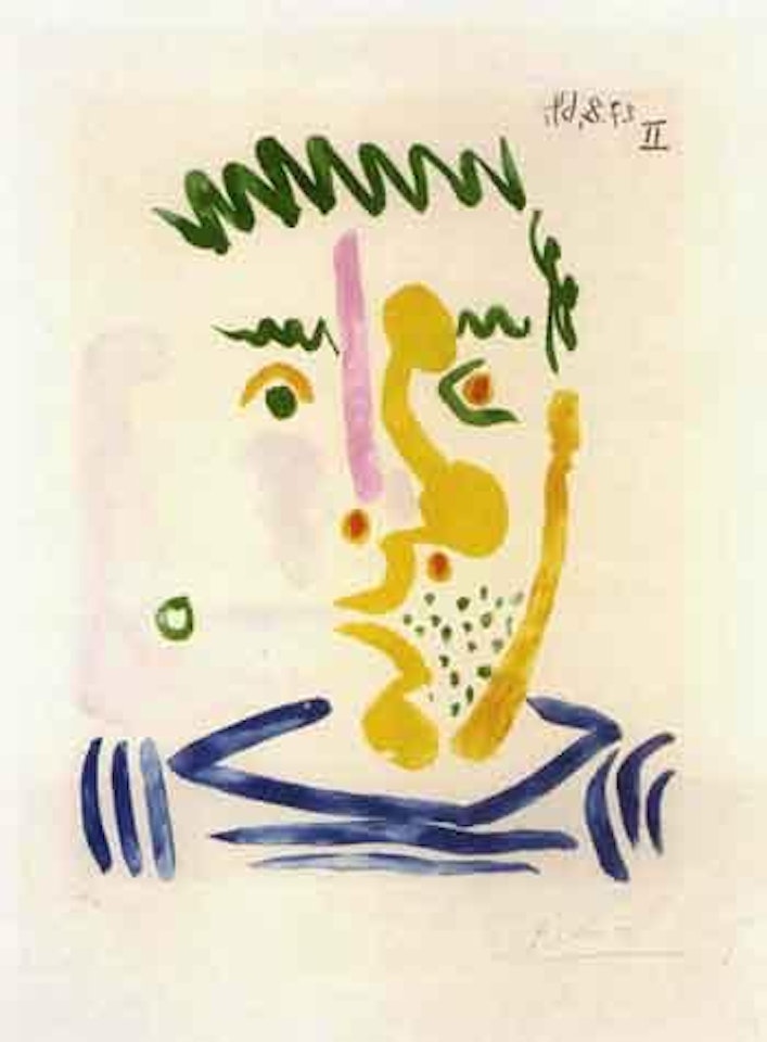 Le fumeur by Pablo Picasso