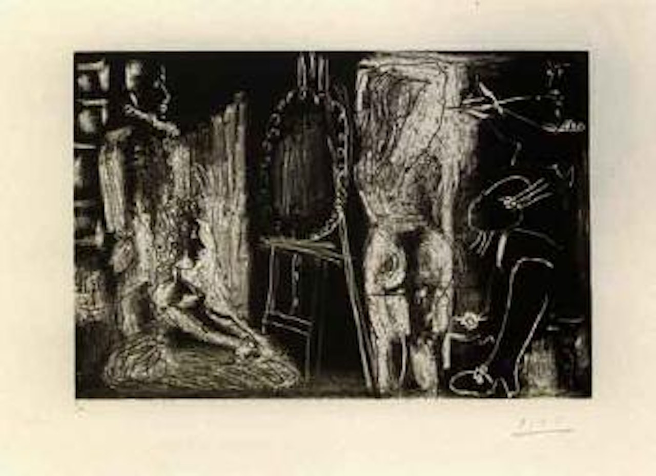 Dans l'atelier by Pablo Picasso