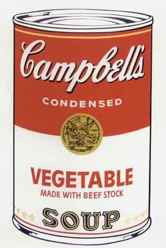 Campbell's Soup I, Vegetable Soup by Andy Warhol