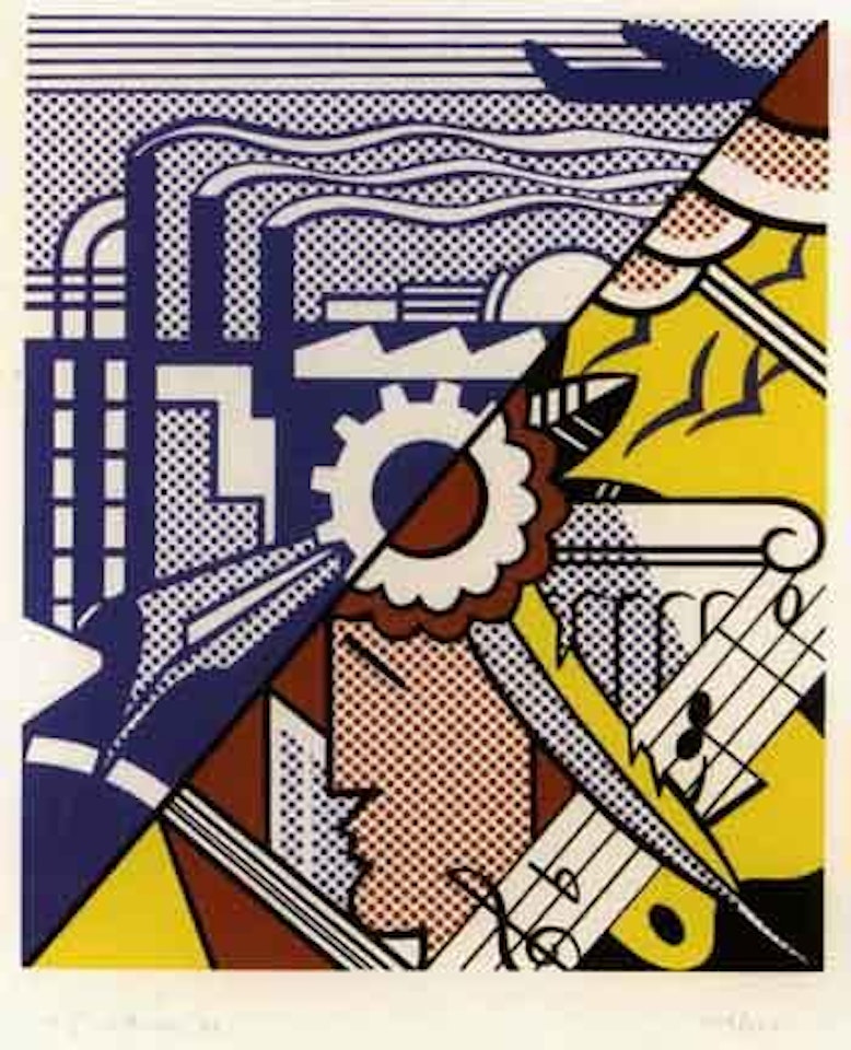 Industry and the arts by Roy Lichtenstein