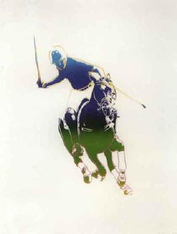 Polo player by Andy Warhol