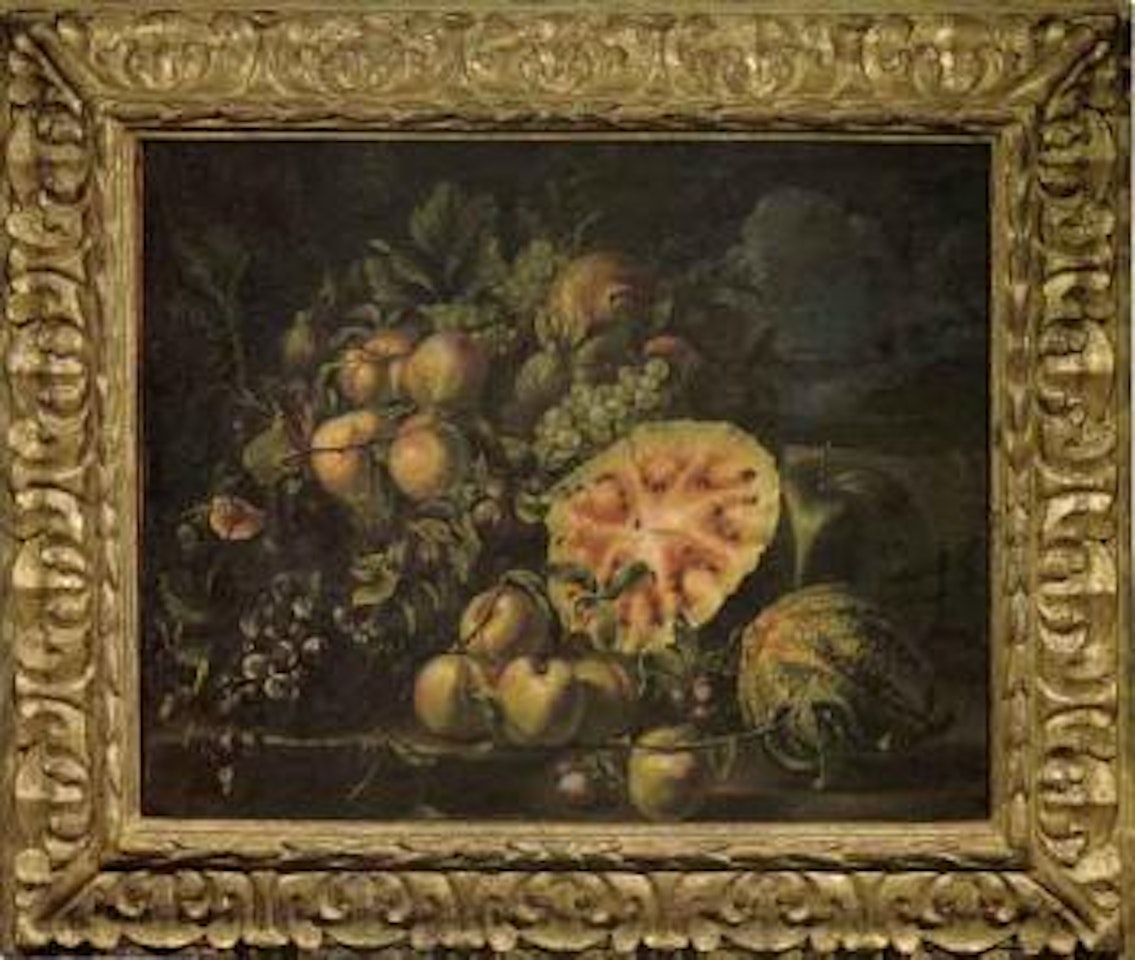 Natura morta con anguria e uva by Michele Pace del Campidoglio