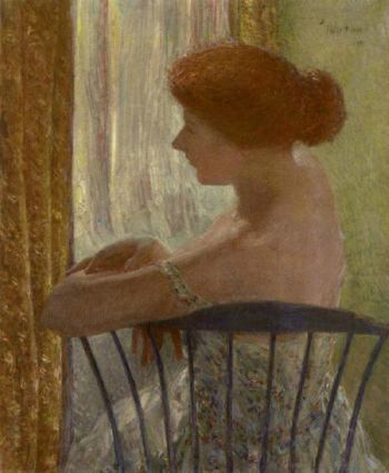Against the light by Childe Hassam