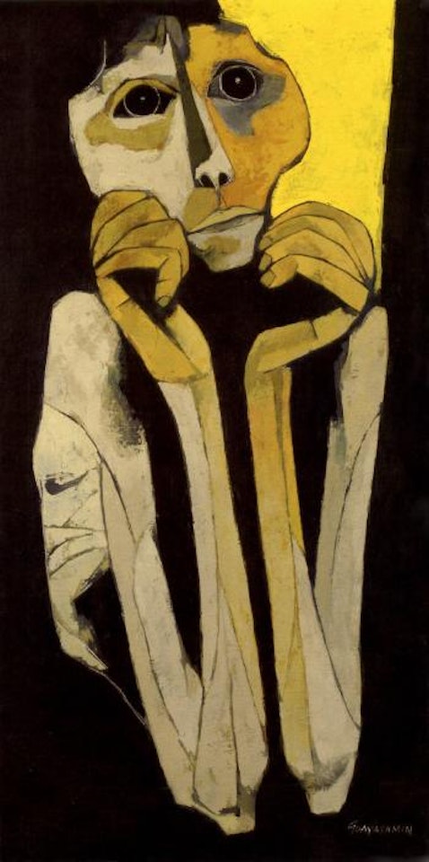 Waiting by Oswaldo Guayasamin