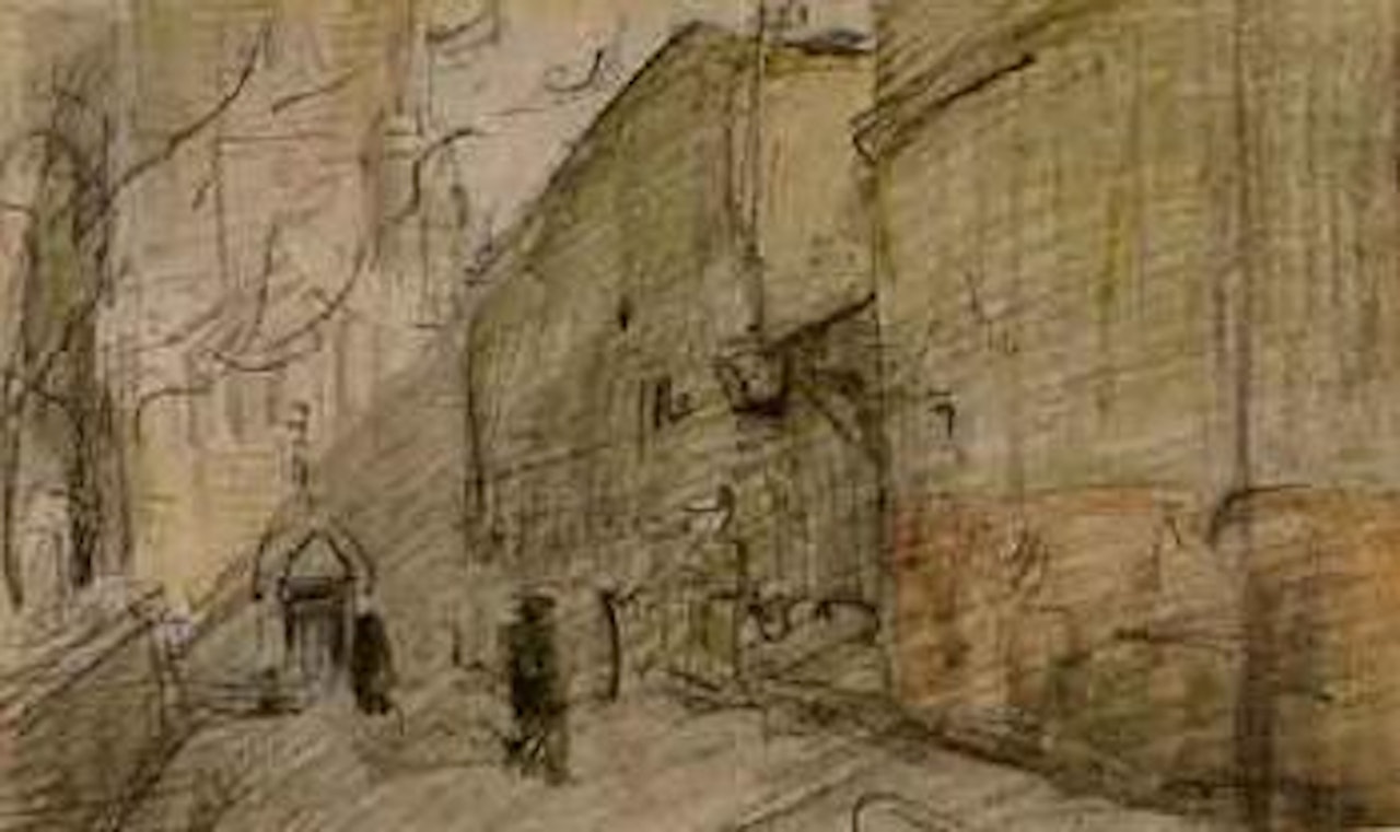 Street scene by Kees van Dongen