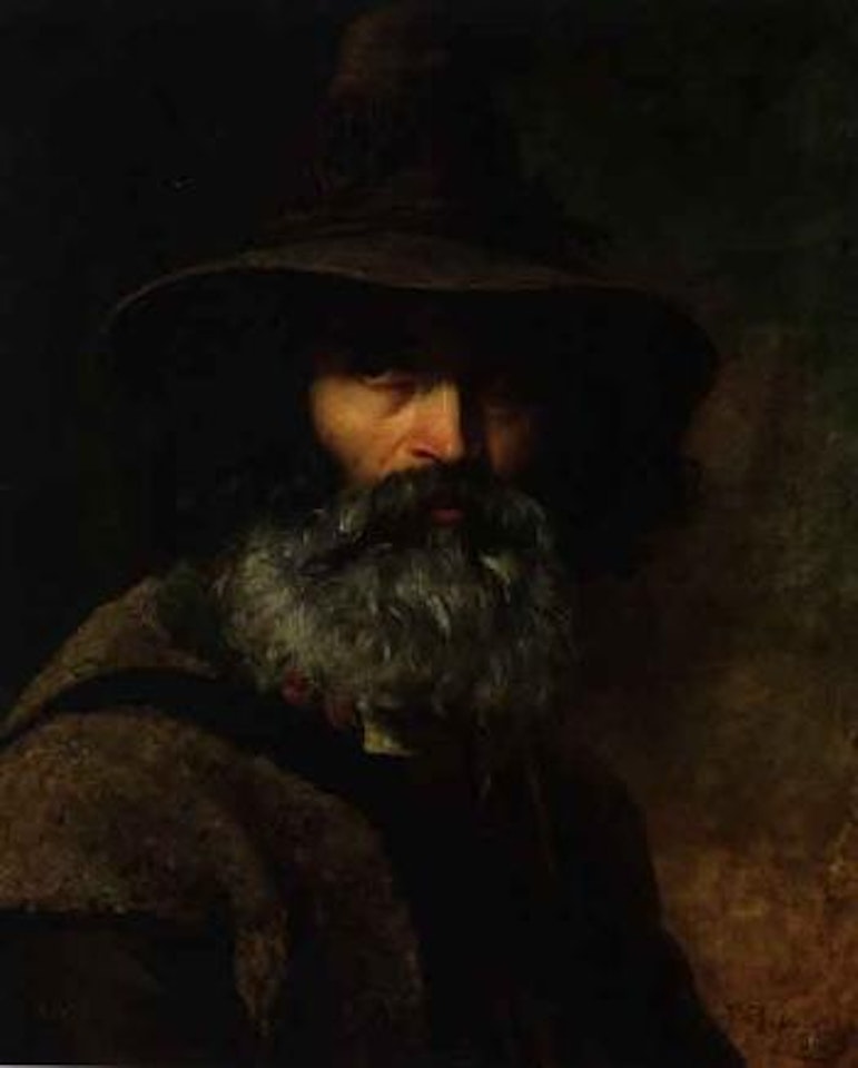 Bildnis eines Tiroler Bauern by Franz von Defregger