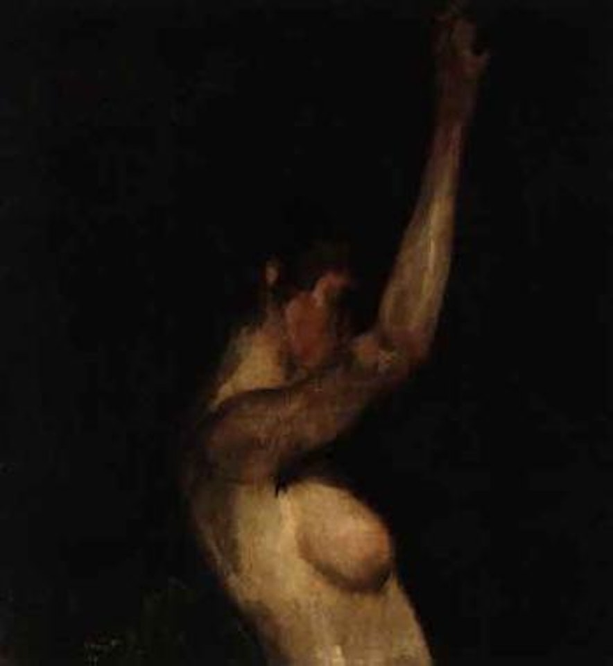 Weiblicher Halbakt by Max Slevogt