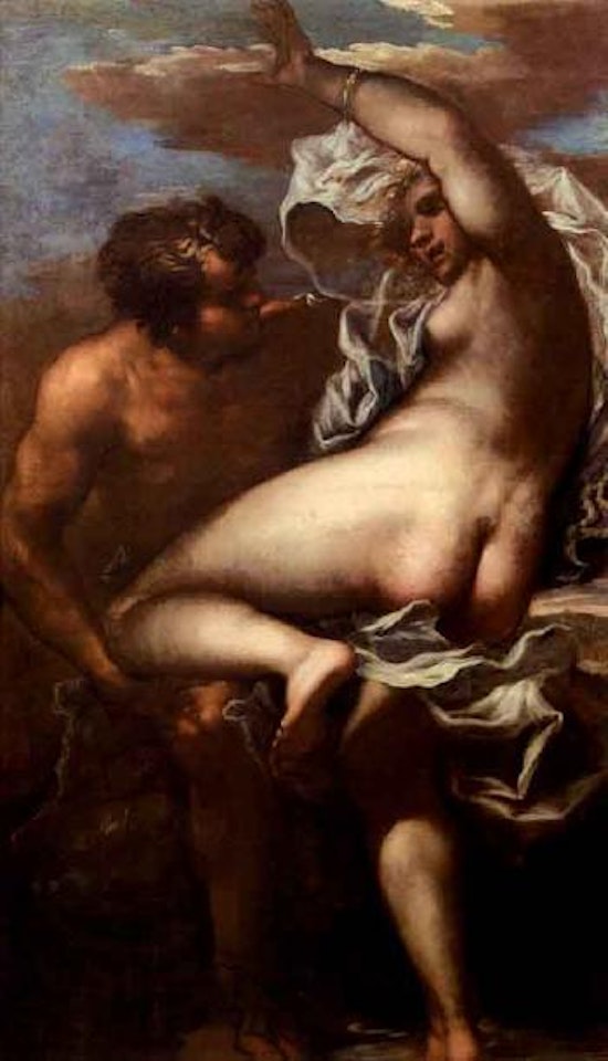 Venus and Adonis by Pietro Liberi