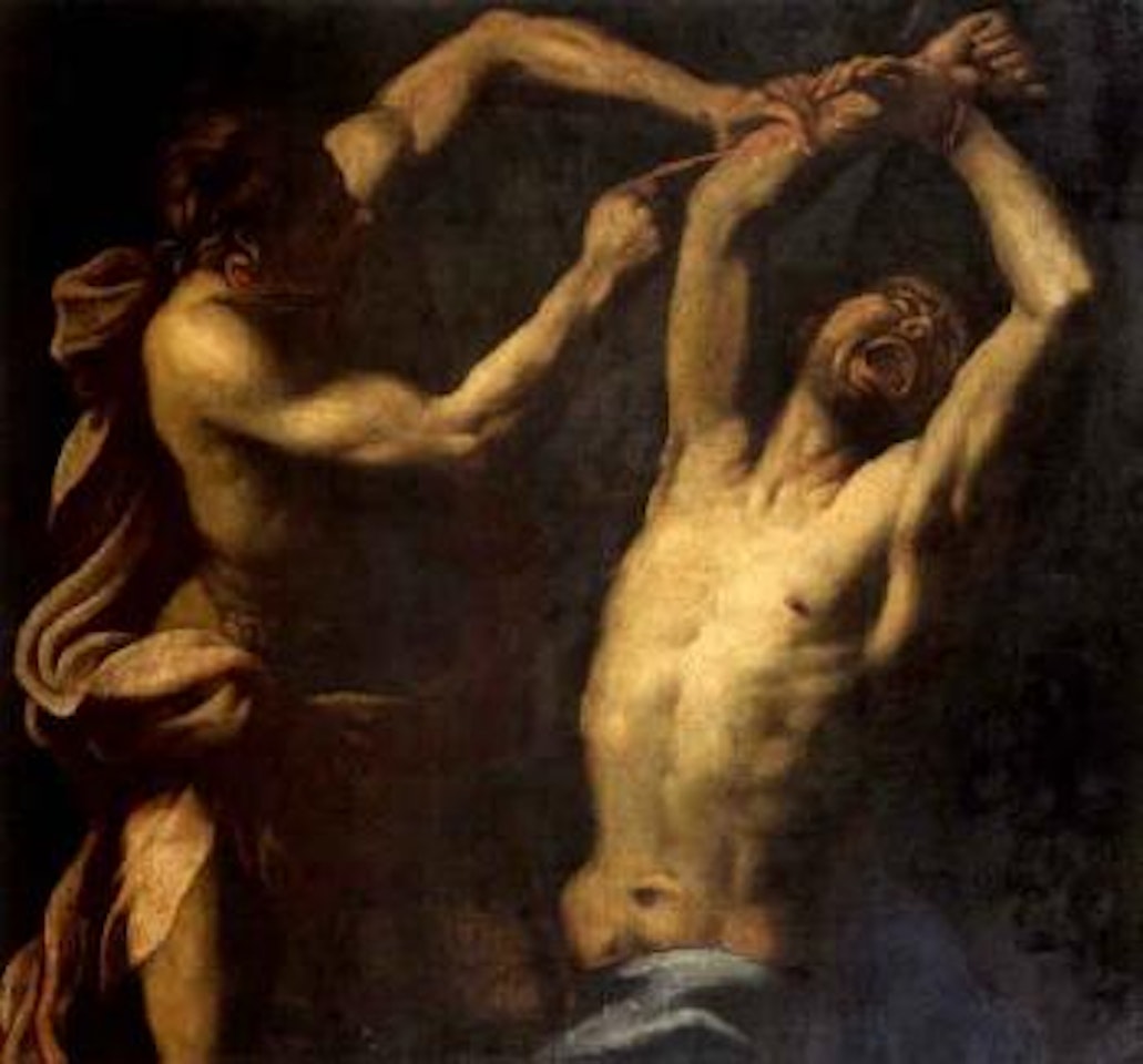 Apollon und Marsyas by Italian School