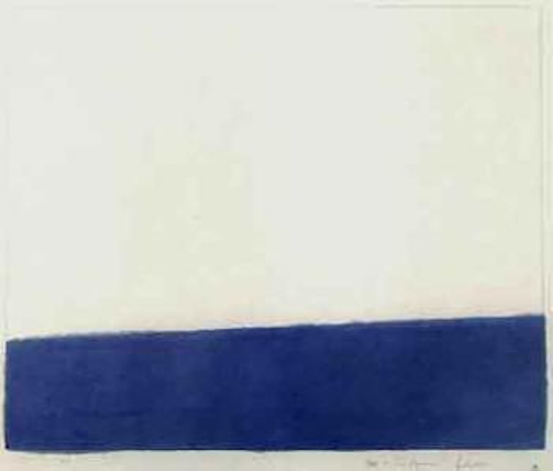 Composizione blu by Lee Ufan
